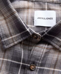 Jack & Jones JJJames Flannel Shirt Black