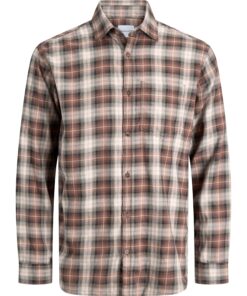 Jack & Jones JJJames Flannel Shirt Cocoa