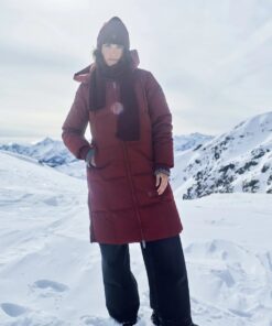 Mos Mosh Nova Square Down Coat Cabernet