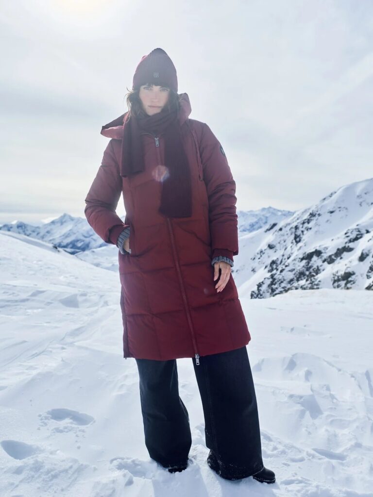Mos Mosh Nova Square Down Coat Cabernet