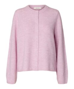 Selected Femme SLWLulu New Ls Knit Cardigan Winsome Orchid