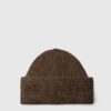 Selected Femme SLWLulu Wool Blend Knit Beanie Dachshund