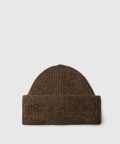Selected Femme SLWLulu Wool Blend Knit Beanie Dachshund