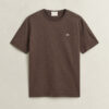 Regular Shield T-Shirt Dark Brown Melange