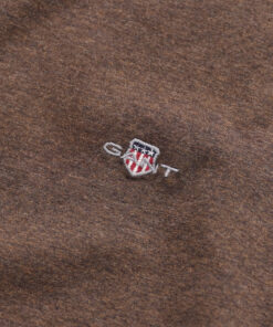 Regular Shield T-Shirt Dark Brown Melange