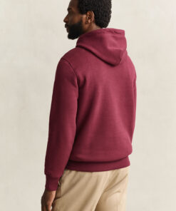 Gant Shield Hoodie Deep Grape Wine