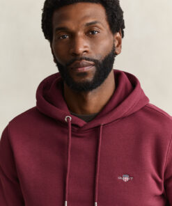 Gant Shield Hoodie Deep Grape Wine