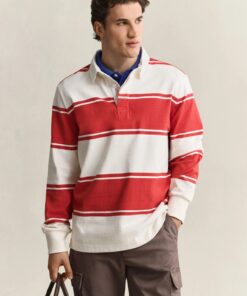 Gant Striped Rugger Maple Fire
