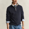 Gant Sacker Rib Half Zip Sweatshirt Evening Blue
