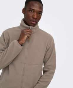 Only & Sons ONSJason Pptc Fleece Jacket Walnut