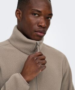 Only & Sons ONSJason Pptc Fleece Jacket Walnut