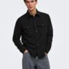 Only & Sons ONSvenus Reg Overshirt Black
