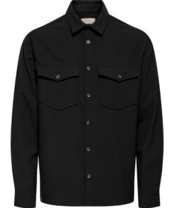 Only & Sons ONSvenus Reg Overshirt Black
