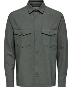 Only & Sons ONSVenus Reg Overshirt Castor Gray