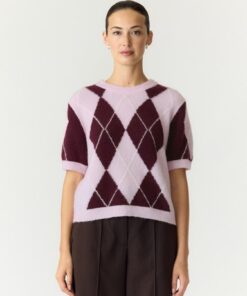 Y.A.S YASJohi Ss Wool Blend Pullover Pale Lilac