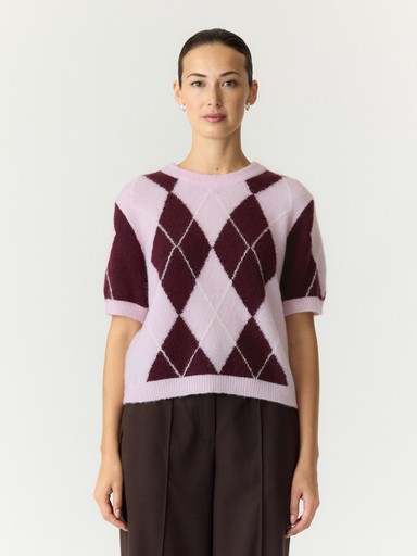 Y.A.S YASJohi Ss Wool Blend Pullover Pale Lilac