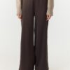 Y.A.S YASPella Hw Wide Pants Chocolate Brown