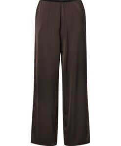 Y.A.S YASPella Hw Wide Pants Chocolate Brown