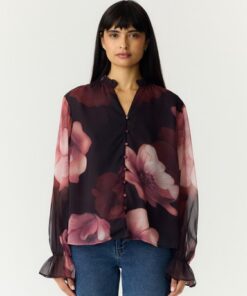 Y.A.S YASFlow Ls Shirt Brown