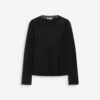 Grace & Mila Long Sleeve Lace Top  Aube Noir