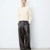 Grace & Mila Buttoned Crew Neck Cardigan Aleron Vanille