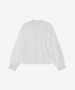 Grace & Mila Broderie Anglaise Blouse Abigail Ivoire