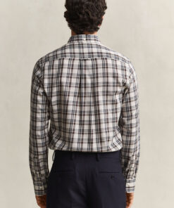 Gant Checked Twill Shirt Sand