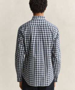 Gant Checked Poplin Shirt Dark Emerald