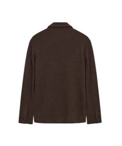 Mos Mosh MMGAustin Knit Overshirt Black Coffee