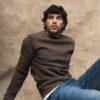 Mos Mosh Gallery MMGAbel Crew Neck Sweat Chocolate Brown Melange