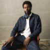 Mos Mosh Gallery MMGMarcello Chambray Overshirt Indigo Blue