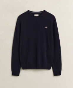Gant Gant Superfine Lambswool Crew Neck Marine