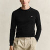 Gant Gant Superfine Lambswool Crew Neck Black