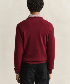Gant Gant Superfine Lambswool Crew Pumped Red