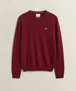Gant Gant Superfine Lambswool Crew Pumped Red