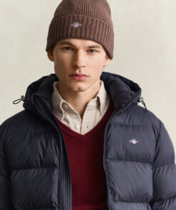 Gant Shield Wool Beanie Shadow Brown