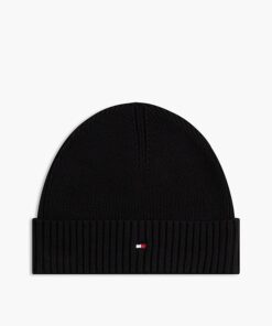 Tommy Hilfiger Hilfiger Flag Embroidery Beanie With Cashmere