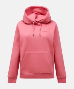 Peak Performance Original Small Logo Hood Women Mountain Blush