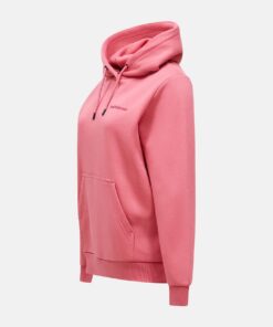 Peak Performance Original Small Logo Hood Women Mountain Blush
