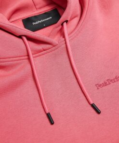 Peak Performance Original Small Logo Hood Women Mountain Blush