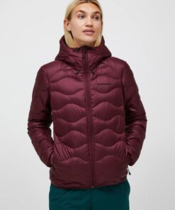 Peak Performance Helium Down Hood Jacket Women Porto Mountain Blush