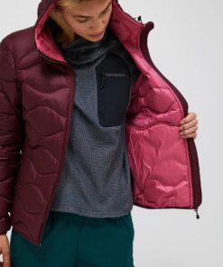 Peak Performance Helium Down Hood Jacket Women Porto Mountain Blush