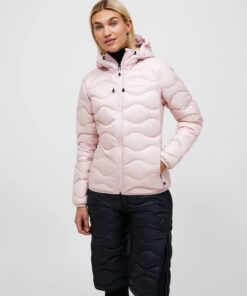 Peak Performance Helium Down Hood Jacket Women Frosted Blossom
