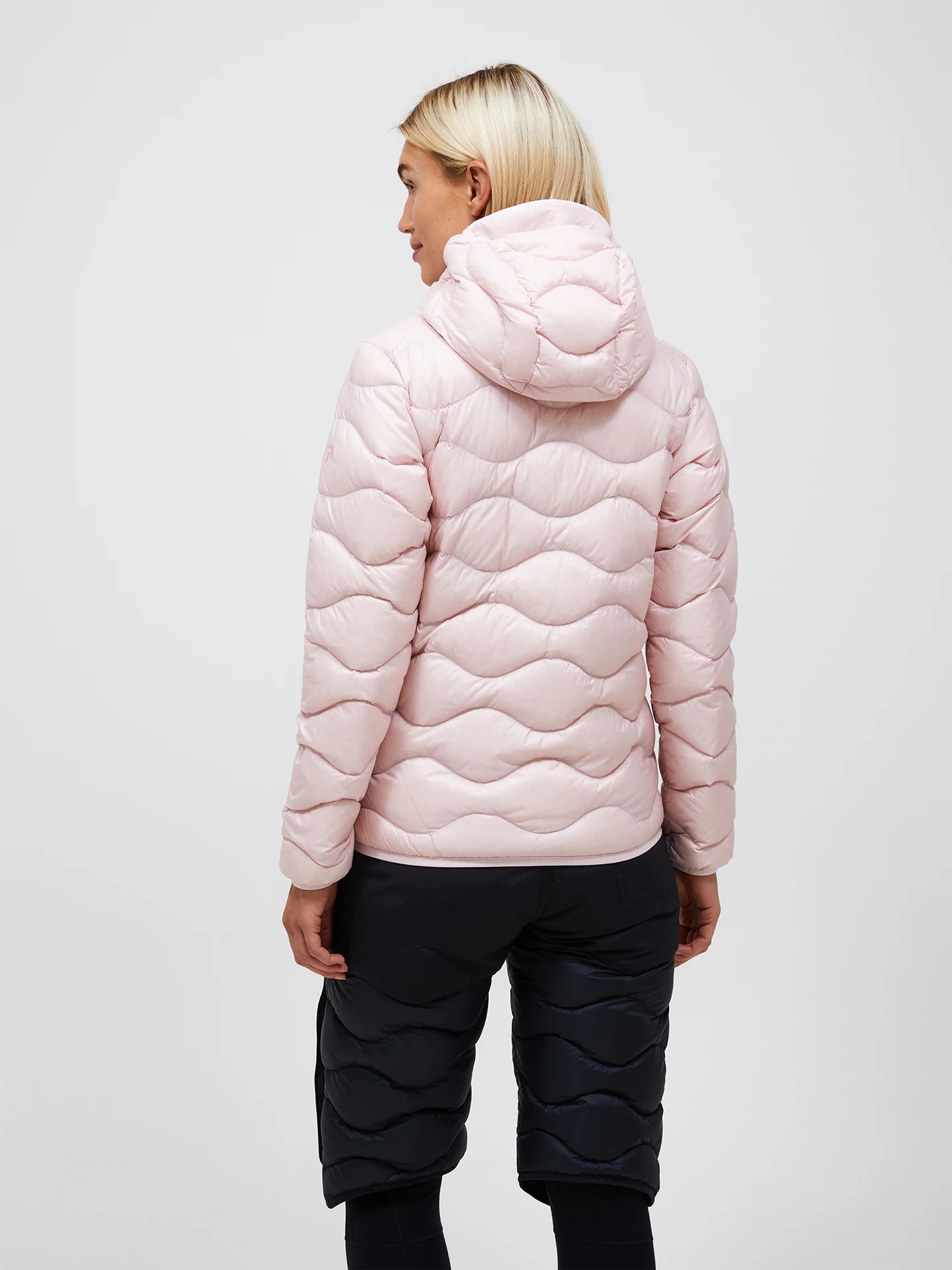 Peak Performance Helium Down Hood Jacket Women Frosted Blossom