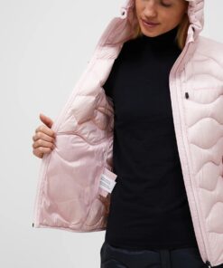 Peak Performance Helium Down Hood Jacket Women Frosted Blossom