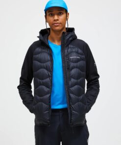 Peak Performance Helium Down Hybrid Hood Men Black