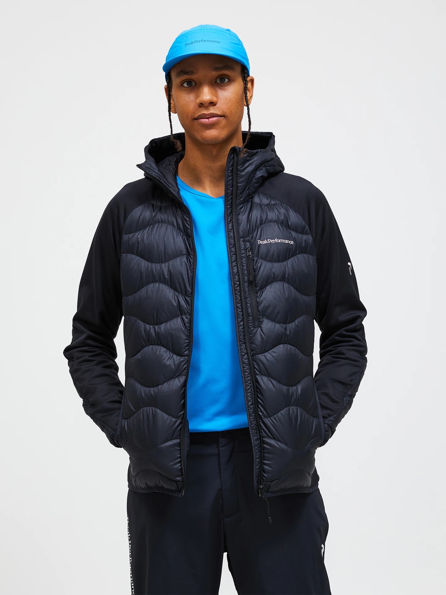 Peak Performance Helium Down Hybrid Hood Men Black