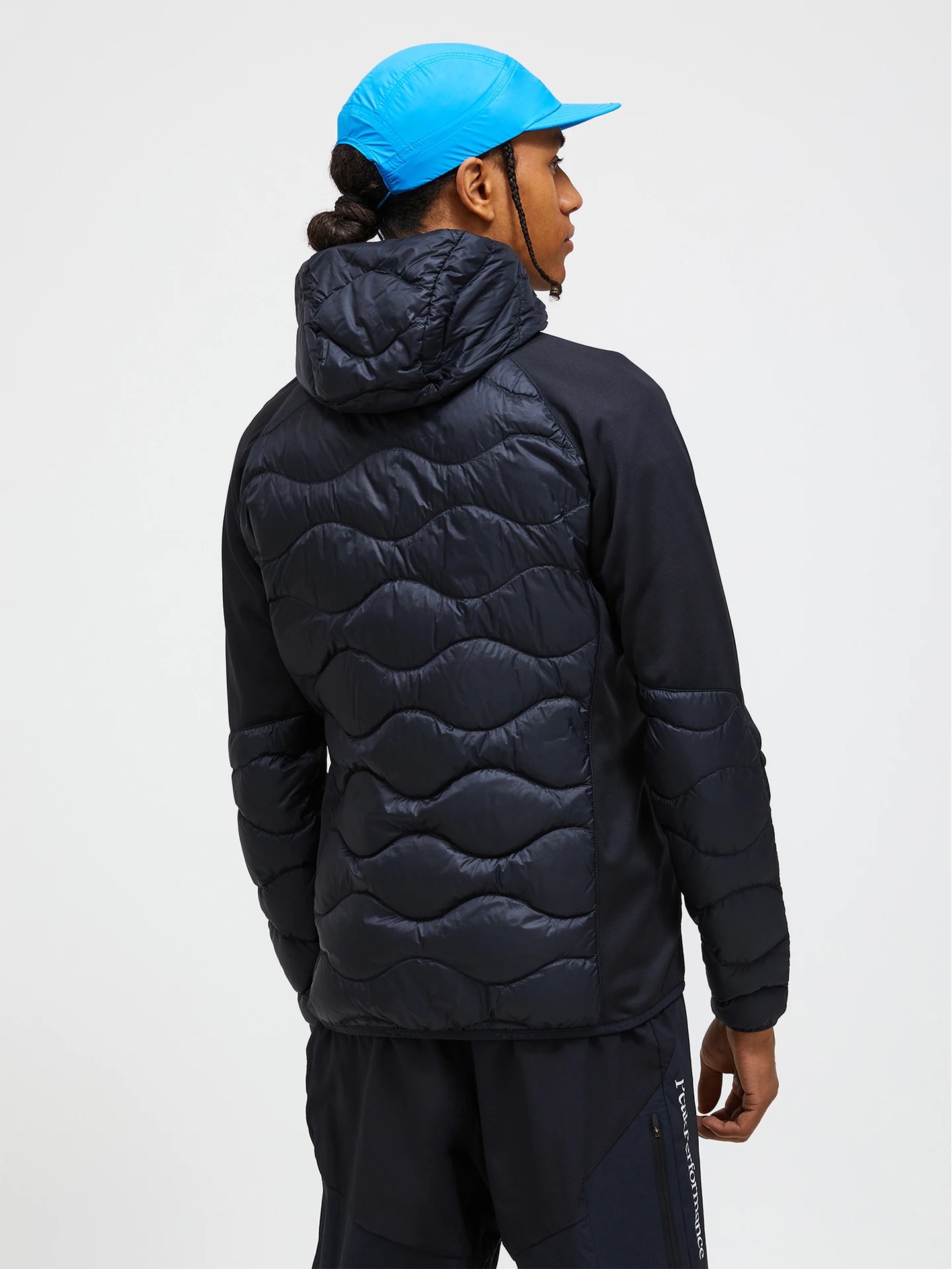 Peak Performance Helium Down Hybrid Hood Men Black