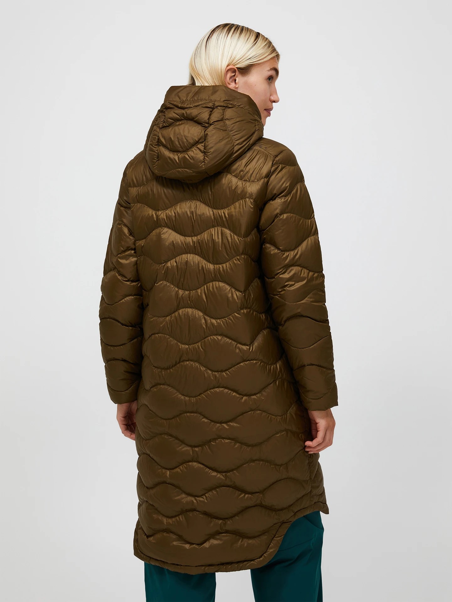 Peak Performance Helium Down Coat Women Meadow Moss