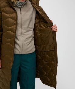 Peak Performance Helium Down Coat Women Meadow Moss